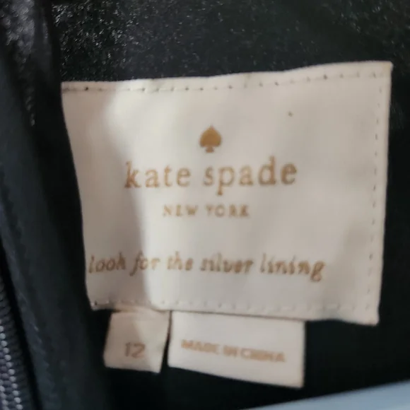 Kate Spade Gray Sleeveless V-Neck Mini Dress - Picture 3 of 3